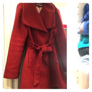 Steve Madden Coat. Burnt orange color.